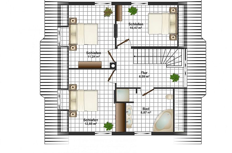Vakantiehuis Träumen unter Reet