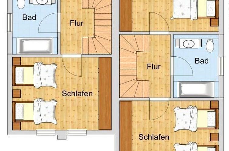 Vakantiehuis in Glowe mit Terrasse