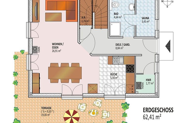 Vakantiehuis Urlaub mit Hund im Bernsteinhus