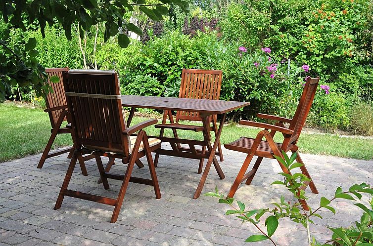Appartement im Gartengeschoss für vier Personen