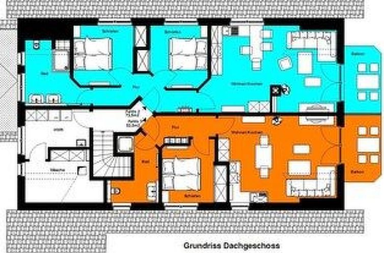 Appartement mit Balkon in Sellin
