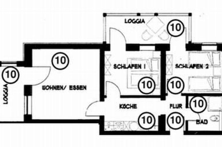 Appartement Villa Celia Sellin