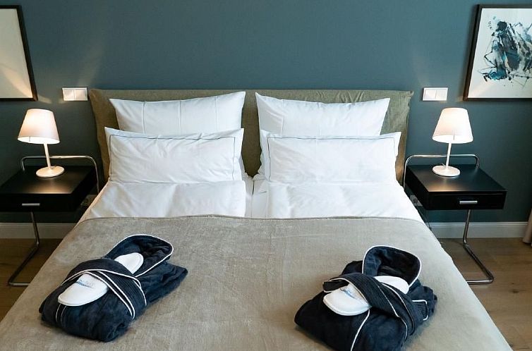 Appartement Gemütliche Wohnung mit Pool, Garten und Sauna