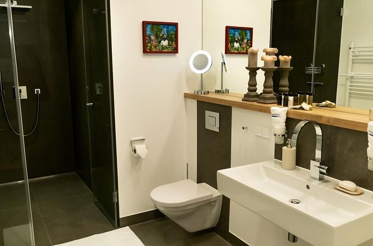 Appartement Gemütliche Wohnung mit Pool, Garten und Sauna