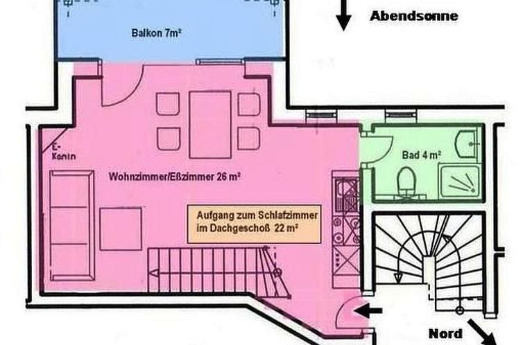 Appartement Appartement in Koserow mit Garten und Grill
