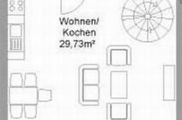 Appartement Wohnung im Erdgeschoss des Gutshauses