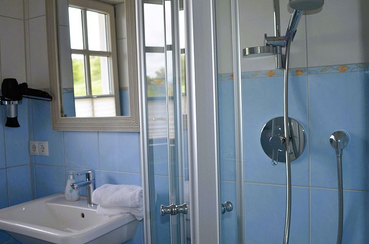Vakantiehuis TRADITIONELLES REETDACHHAUS MIT SAUNA, KAMINOFE