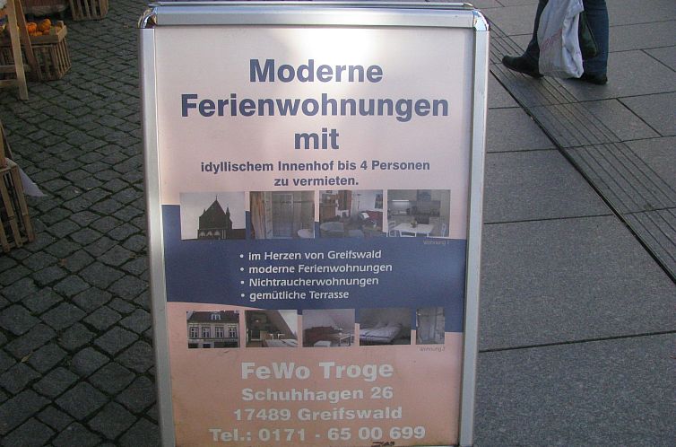 Appartement Moderne Ferienwohnung mitten in Greifswald