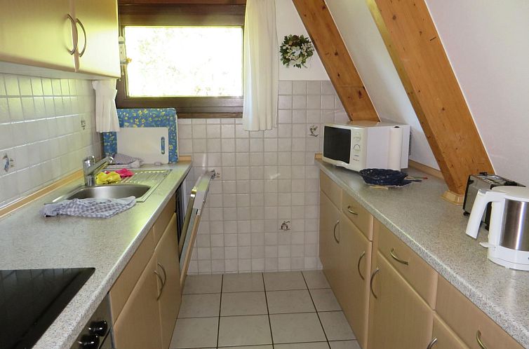 Vakantiehuis Spitzdachferienhaus mit Schwedenofen und Garten