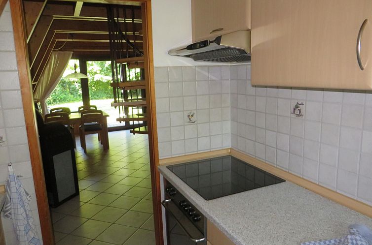 Vakantiehuis Spitzdachferienhaus mit Schwedenofen und Garten