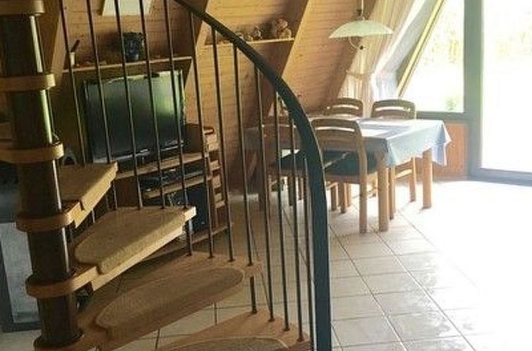 Vakantiehuis Spitzdachferienhaus mit Schwedenofen und Garten