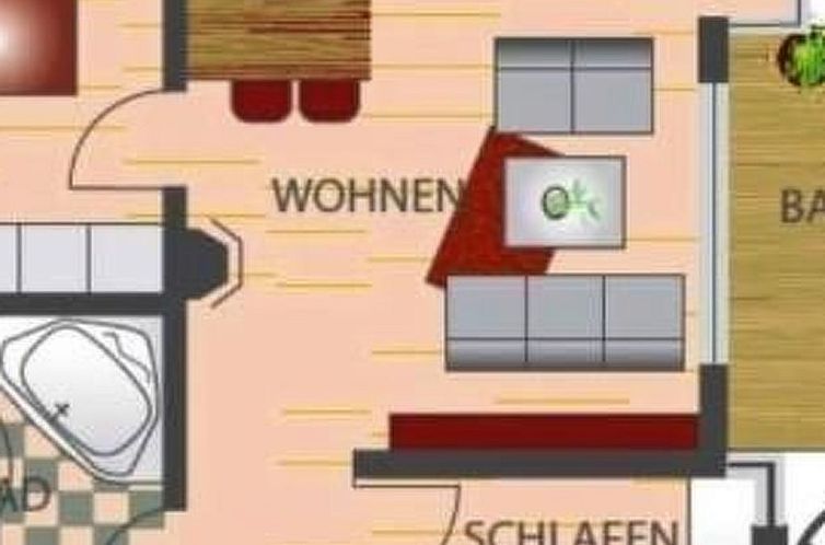 Appartement Wohnung in Strandnähe mit Sauna und Kamin