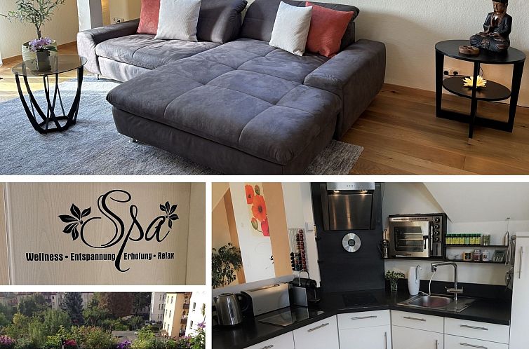 Appartement Stadtpark-Oase, ruhig, zentral, Balkon, Sauna