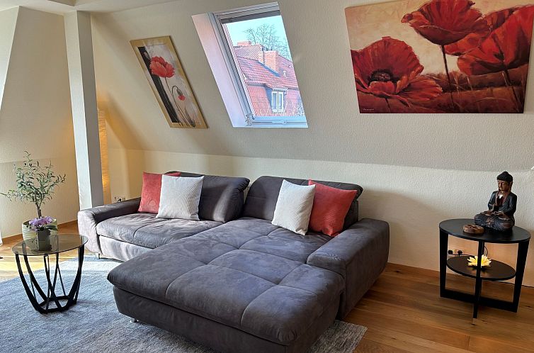 Appartement Stadtpark-Oase, ruhig, zentral, Balkon, Sauna