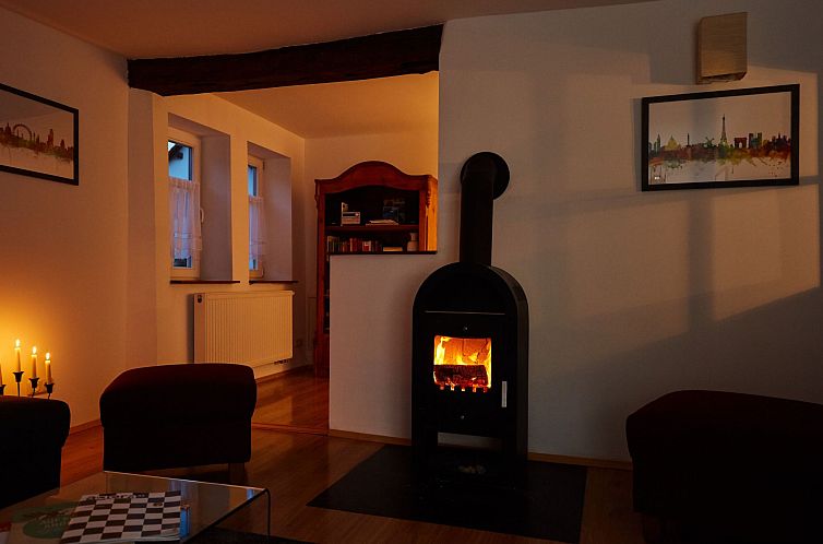 Vakantiehuis Fachwerkhaus mit Garten, Grill und Terrasse