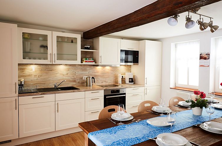 Vakantiehuis Fachwerkhaus mit Garten, Grill und Terrasse