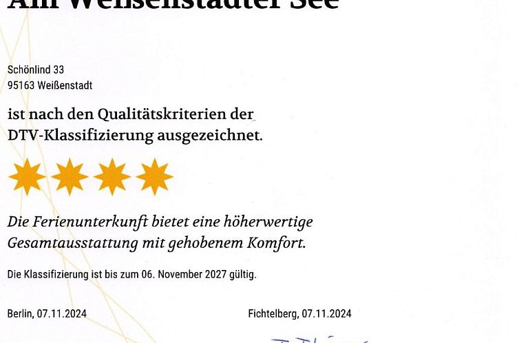 Appartement am Weißenstädter See