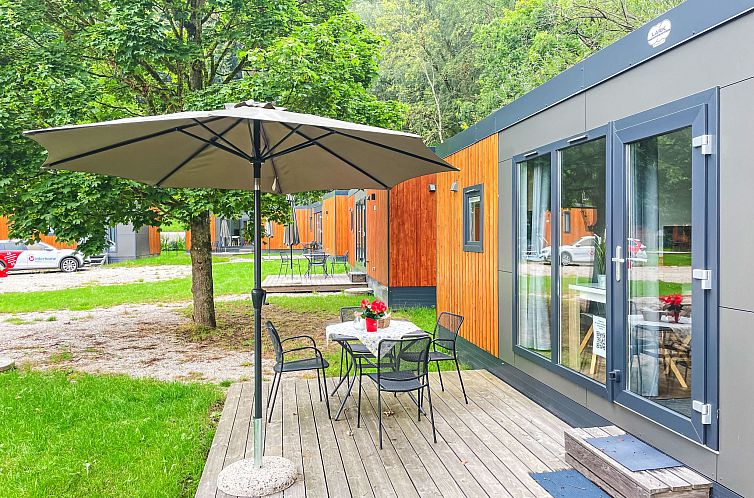 Verblijf 03313612 - Vakantiewoning Beieren - Vakantiehuis Tiny Haus Sunside Gardenlounge