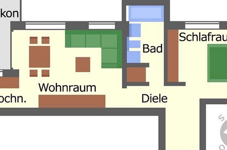 Appartement Fewo Schlossstr.