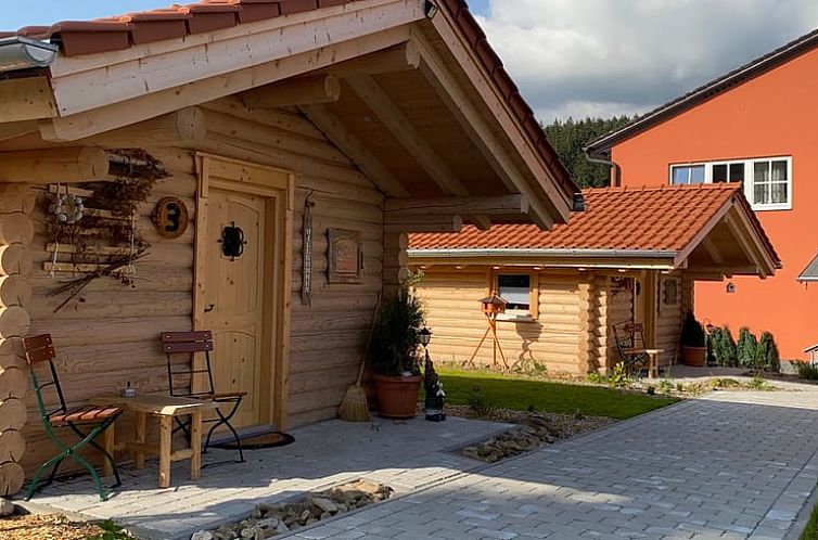 Gezellig vakantiehuis in Regenhutte, Beieren met uitnodigend terras en natuurlijke omgeving, ideaal voor ontspanning.