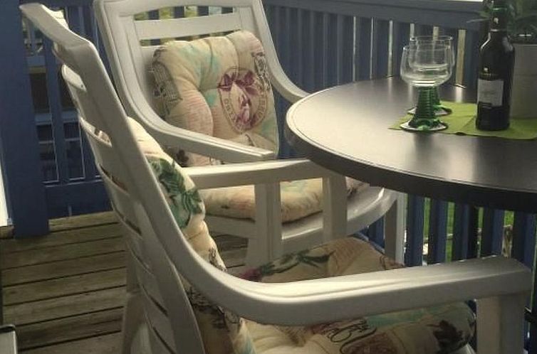 Appartement mit Balkon und Bergblick