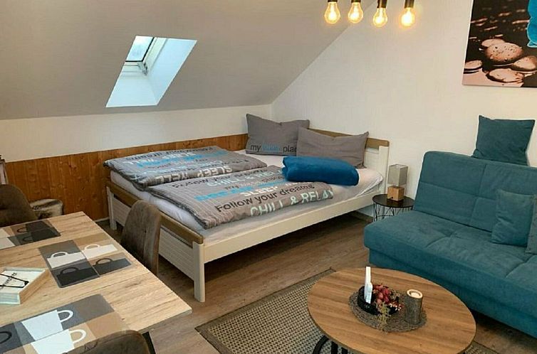 Appartement Charmante Wohnung in Langfurth mit Kleinem Balko