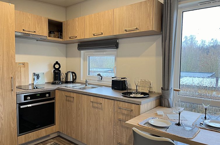 Vakantiehuis Tiny Haus mit schönem Seeblick