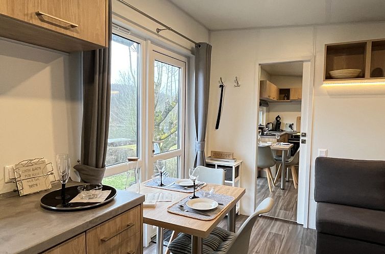 Vakantiehuis Tiny Haus mit schönem Seeblick