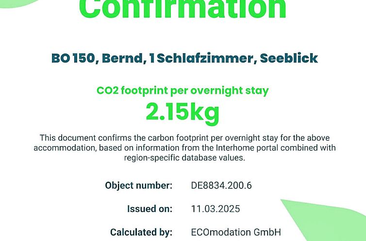 Vakantiehuis Tiny Haus mit schönem Seeblick