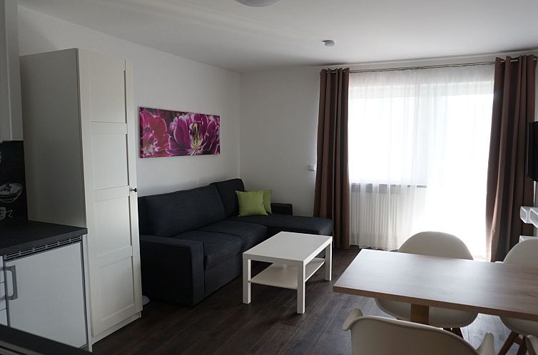 Appartement BayVista mit Balkon und Bergblick