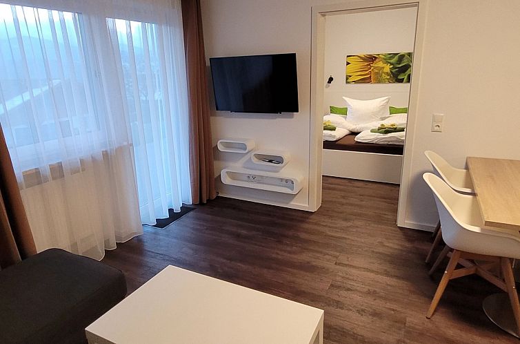 Appartement BayVista-Appartement mit Terrasse und Bergblick