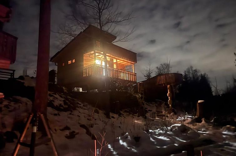 Cozy Cottage in Bernbeuren, vacation accommodation surrounded by winter charm in Bavaria, Germany.