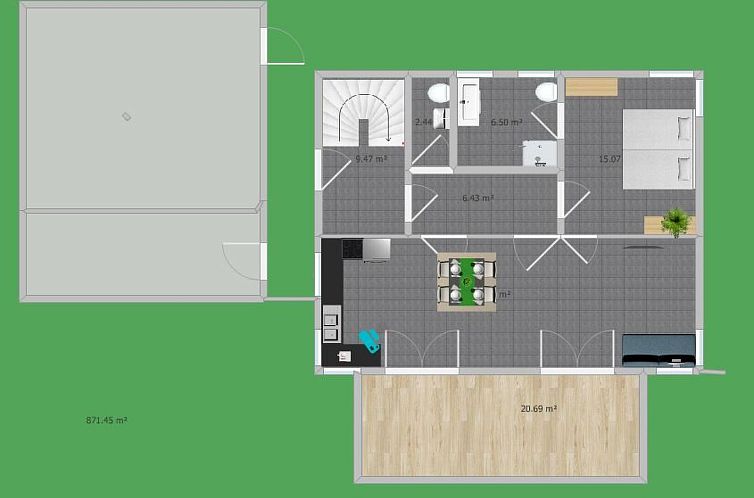 Appartement Casa Bianka in Fridolfing