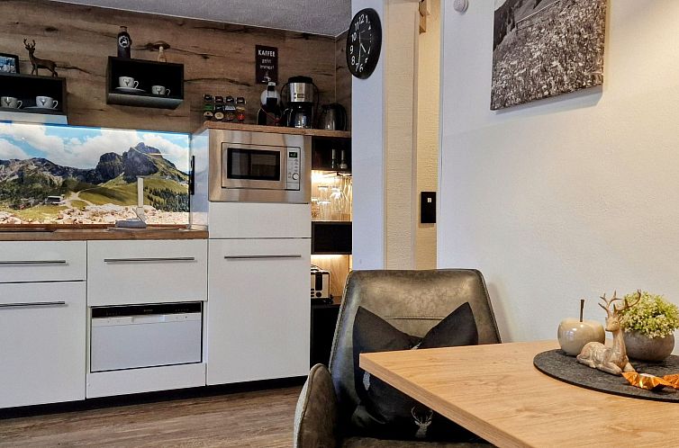 Appartement Studio mit Küche, Bad und Süd Balkon und Bergb