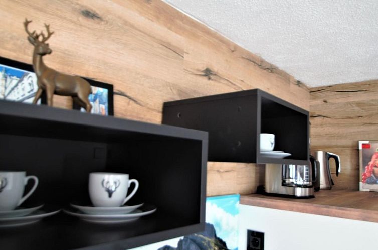 Appartement Studio mit Küche, Bad und Süd Balkon und Bergb