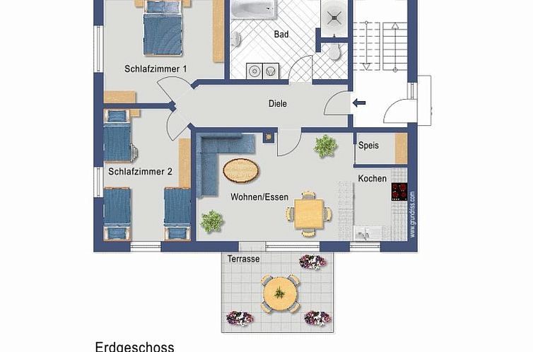 Appartement Fuchsbau Erdgeschoß