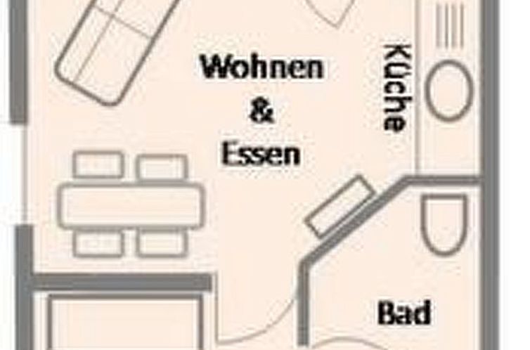 Appartement Appartement in Zandt mit Grill