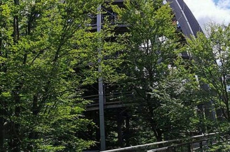 Appartement Wohnung mit möblierter Terrasse und Waldblick