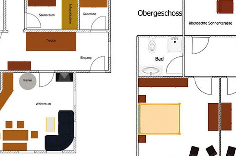Vakantiehuis Landhaus mit Sonnenterrasse und Garten