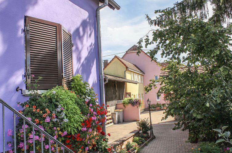 Appartement Résidence jaune et rose