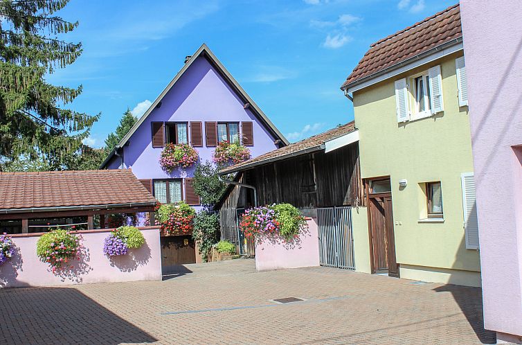 Appartement Résidence jaune et rose