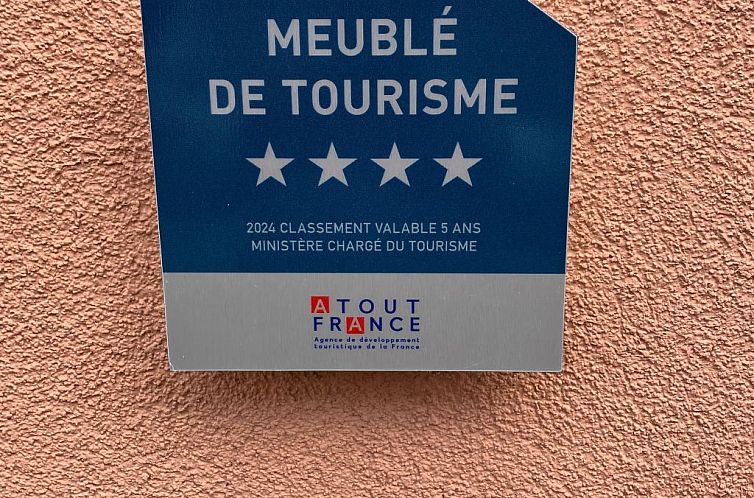 Vakantiehuis Le Divin Gîte klassifiziert 4 Sterne