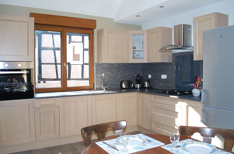 Vakantiehuis mit Gemeinschaftsgarten und Grill