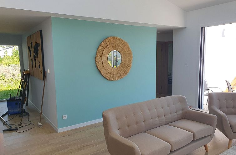 Vakantiehuis neues Haus in Meeresnähe mit beheiztem Pool
