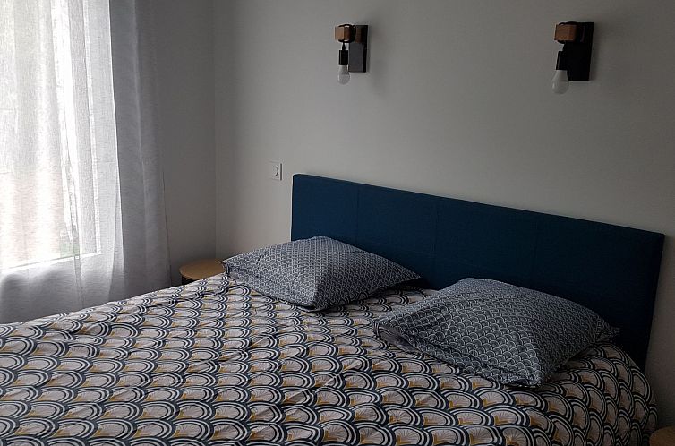 Vakantiehuis neues Haus in Meeresnähe mit beheiztem Pool