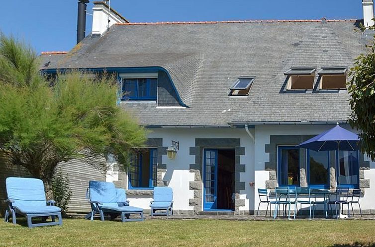 Vakantiehuis "Men Meur" mit Blick auf das Wasser