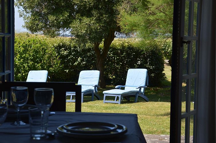 Vakantiehuis "Men Meur" mit Blick auf das Wasser