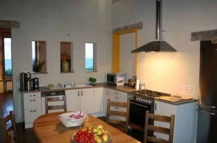 Vakantiehuis Villa "Le Viben" mit Blick auf das Wasser