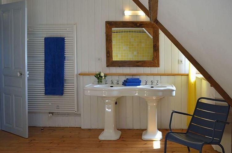 Vakantiehuis Villa "Le Viben" mit Blick auf das Wasser