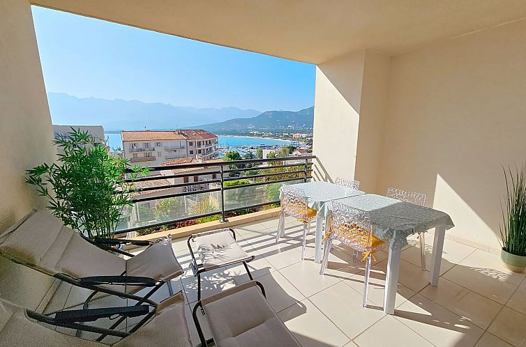 Unterkunft 0439632 - Appartement Korsika - Appartement Ruhige Wohnung Panoramablick auf Meer und Berge